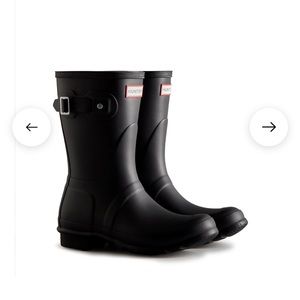 Hunter short rain boots